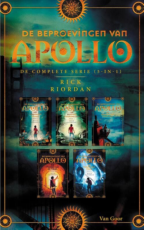 Foto van De beproevingen van apollo de complete serie - rick riordan - ebook (9789000378999)