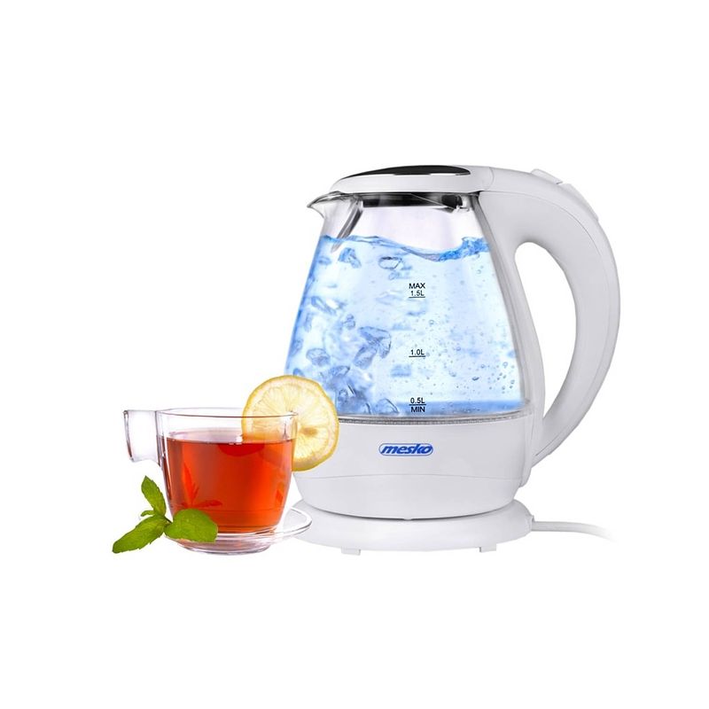 Foto van Mesko ms 1245 waterkoker met led verlichting 1.5 liter