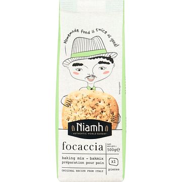 Foto van Niamh focaccia bakmix 500g bij jumbo