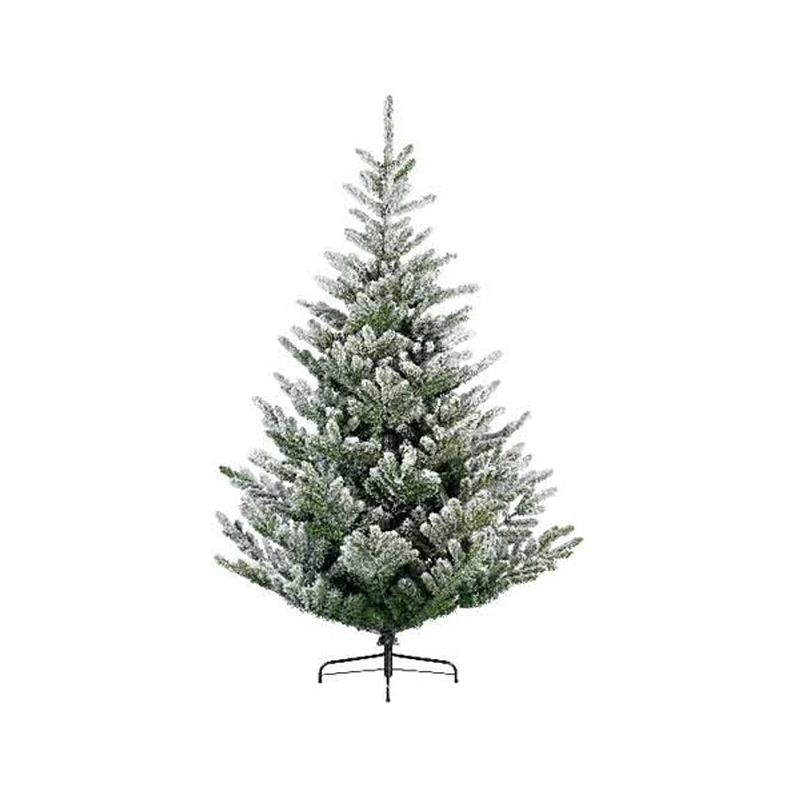 Foto van Snowflake kerstboom liberty spruce snowy 180cm wit