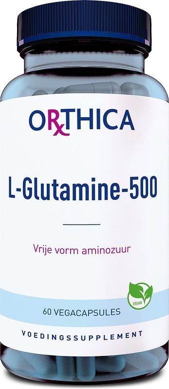 Foto van Orthica l-glutamine-500 capsules