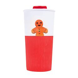 Foto van Biggdesign reisbeker - travel mug - kerst cadeau - 450 ml - koffiebeker - koffie to go beker