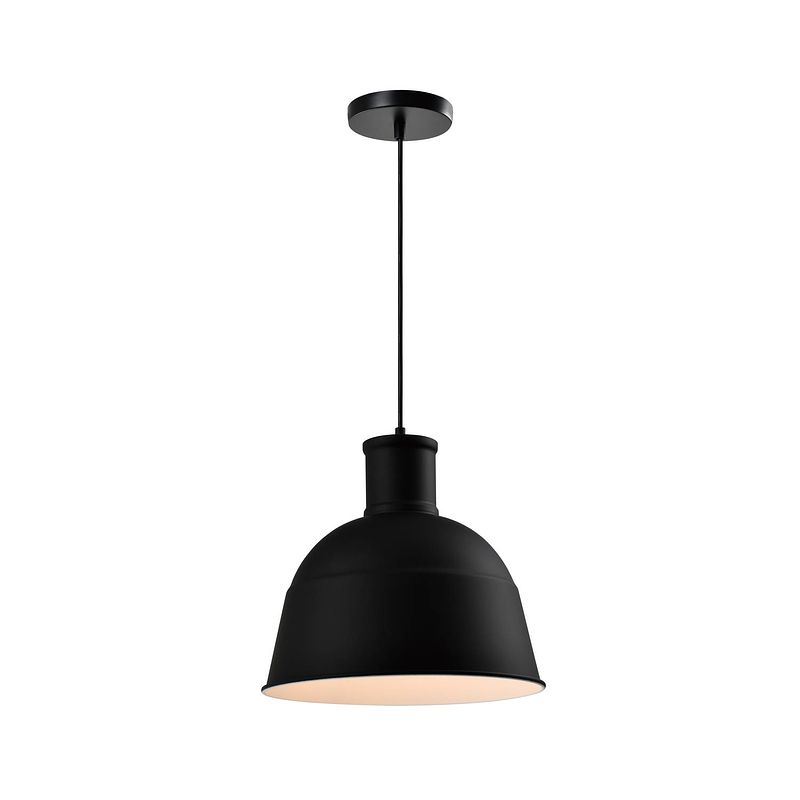 Foto van Quvio hanglamp rond zwart - quv5121l-black