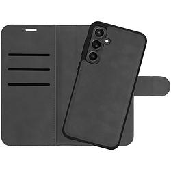 Foto van Just in case wallet case 2 in 1 voor samsung a55 telefoonhoesje zwart