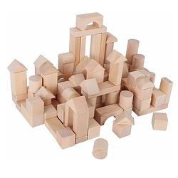 Foto van Zak met 100 houten blokken - blokken