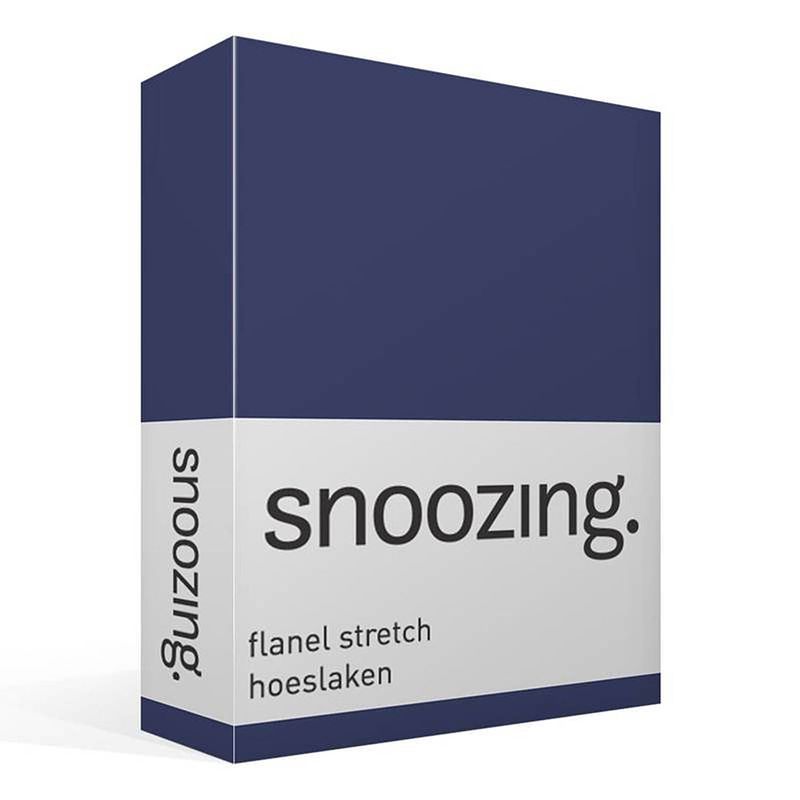 Foto van Snoozing stretch flanel hoeslaken