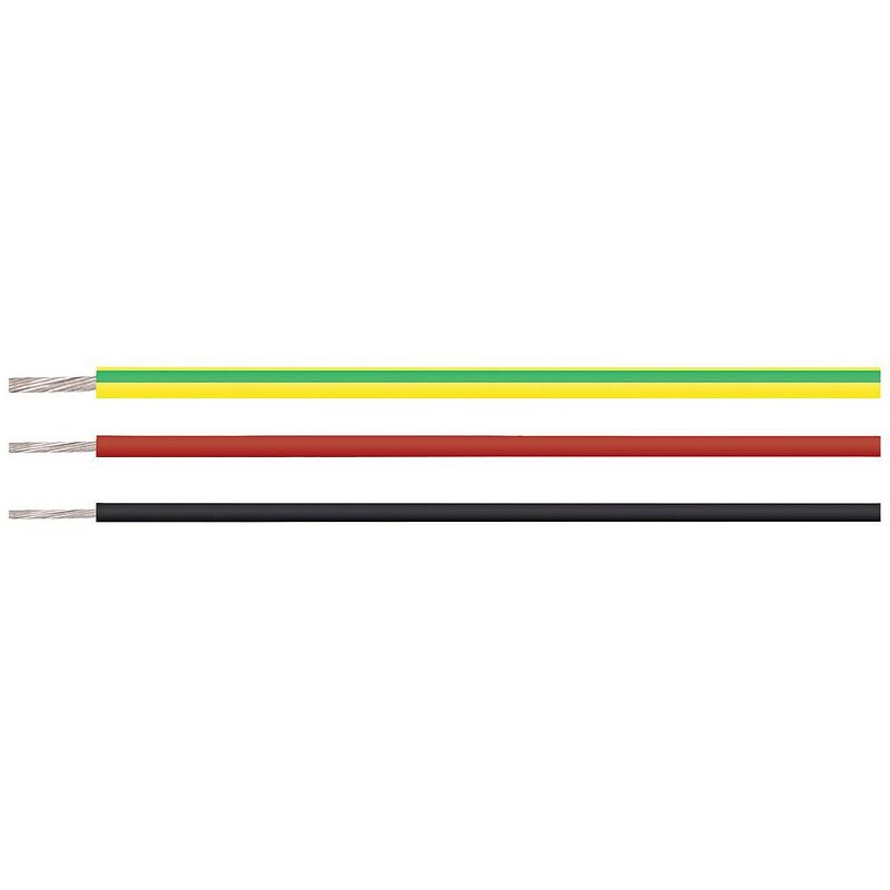 Foto van Helukabel 23508-100 enkele ader sif 1 x 1.00 mm² geel 100 m