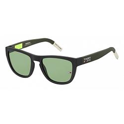 Foto van Tommy hilfiger zonnebril 0002/s unisex cat.3 nylon zwart/groen