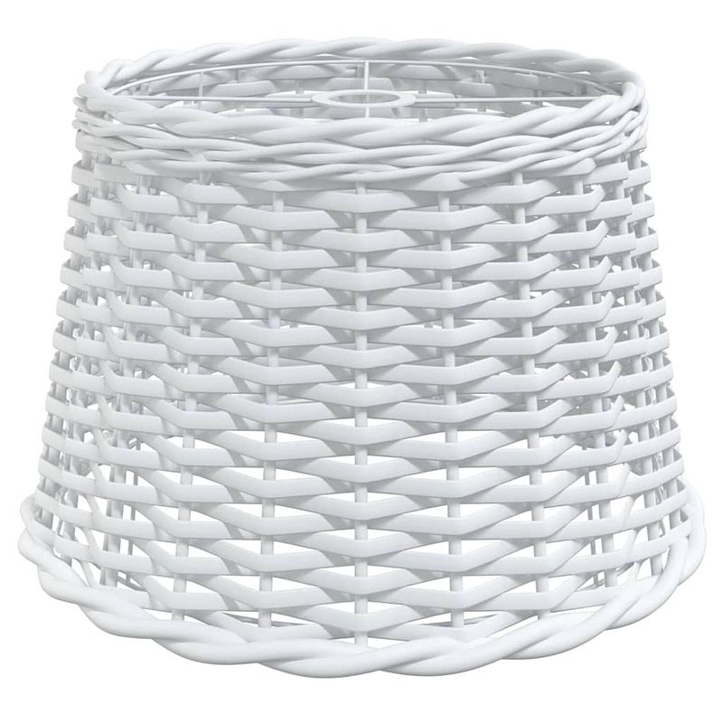 Foto van The living store wicker plafondlamp - ø40 x 26 cm - wit