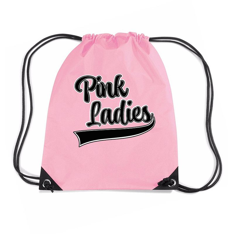 Foto van Rugzak grease pink ladies - 45 x 33 cm - roze - rugzakken