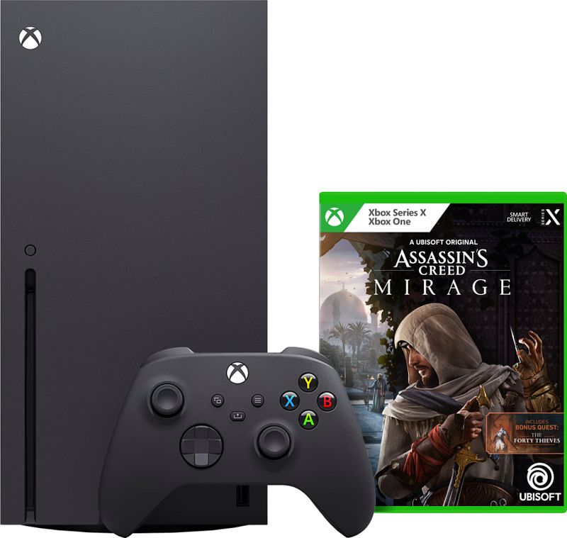 Foto van Xbox series x + assassin's creed: mirage