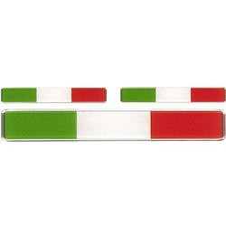 Foto van Quattroerre 3d-stickers italiaanse vlag 3 stuks