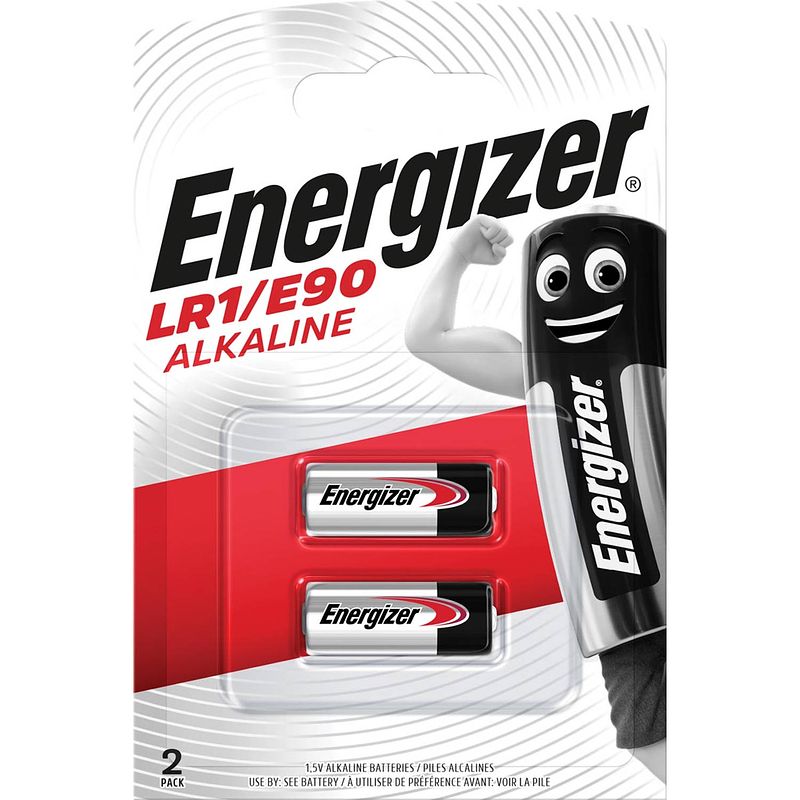 Foto van Energizer batterij alkaline lr1/e90, blister van 2 stuks 10 stuks