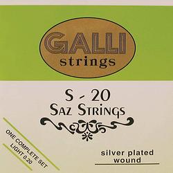 Foto van Galli strings s-020 snarenset voor saz / bağlama (light)