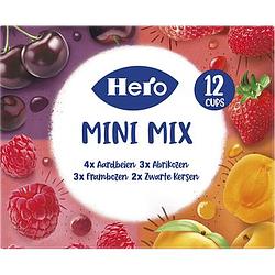 Foto van Hero fruitspread mini mix 12 x 20g bij jumbo