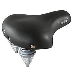 Foto van Selle comfort zadel retro 27 x 24,5 cm unisex gel zwart