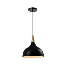 Foto van Quvio hanglamp rond zwart - quv5136l-black