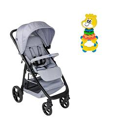 Foto van Chicco bundel - buggy multiride - light grey & rammelaar - multi-activiteitsratel - gilby de giraffe