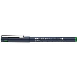 Foto van Schneider fineliner permanent pictus 0,3 mm edelstaal bosgroen