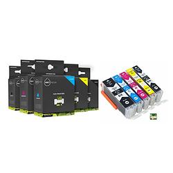 Foto van Inktmedia® - geschikt canon pgi-570bk cli-571 xl serie met chip complete set