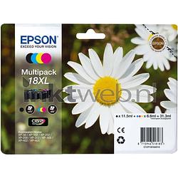 Foto van Epson 18xl multipack zwart en kleur cartridge