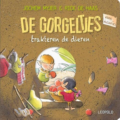 Foto van De gorgeltjes trakteren de dieren - jochem myjer - hardcover (9789025883362)