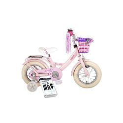 Foto van Volare kinderfiets ashley - 12 inch - roze - 95% afgemonteerd - inclusief ways bandenplakset