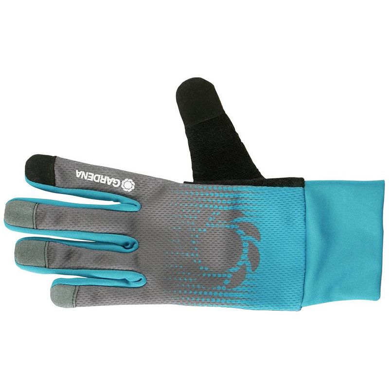 Foto van Gardena tuinhandschoenen polyester blauw/grijs maat l