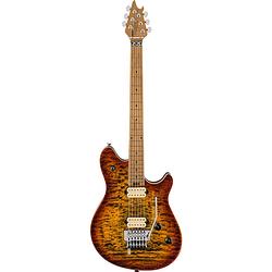 Foto van Evh wolfgang special qm baked maple tiger eye glow elektrische gitaar