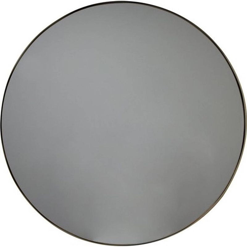 Foto van Parya home- ronde metalen spiegel - goud - 60cm