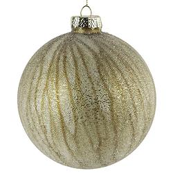 Foto van Non-branded kerstbal milly 12 cm glas goud