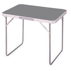 Foto van Sunnydays camping tafel - aluminium - opvouwbaar - grijs - l80 x b60 x h70 cm - bijzettafels - campingtafels