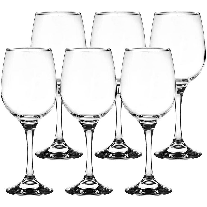Foto van Glasmark wijnglazen - 12x - beaujolais - 300 ml - glas - wijnglazen