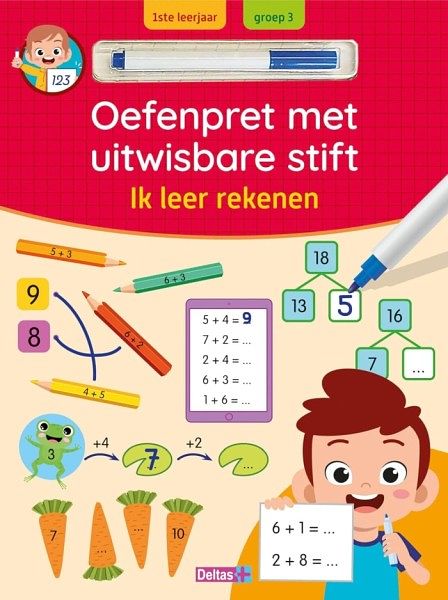 Foto van Oefenpret met uitwisbare stift ik leer rekenen groep 3