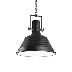 Foto van Ideal lux - fisherman - hanglamp - metaal - e27 - zwart