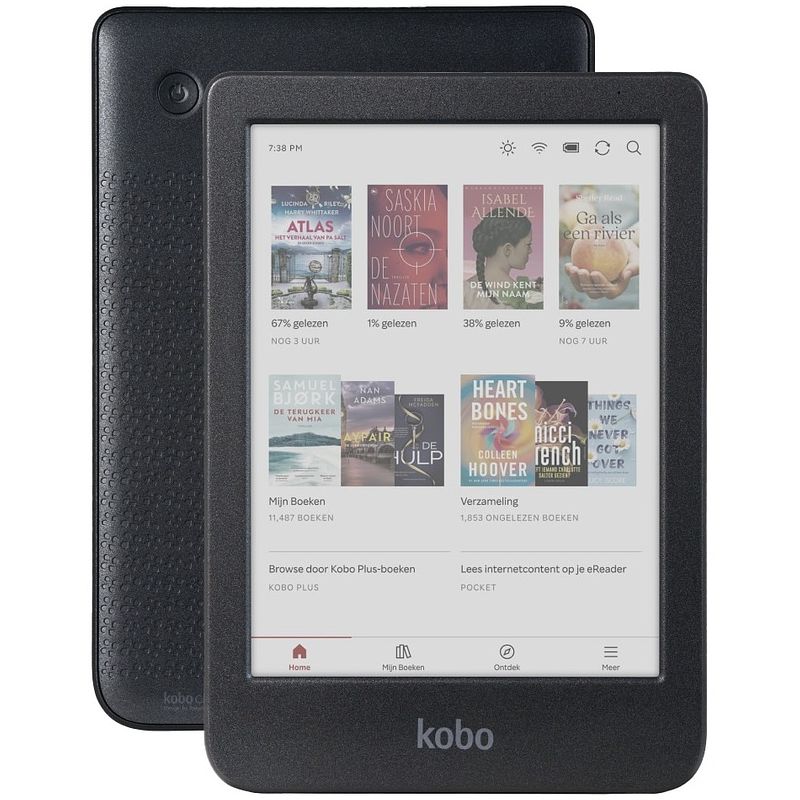 Foto van Kobo clara colour e-reader zwart