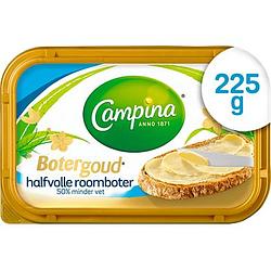 Foto van Campina botergoud halfvolle roomboter 225g bij jumbo