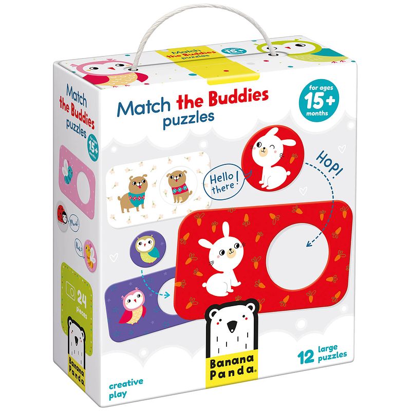 Foto van Banana panda match the buddies puzzles