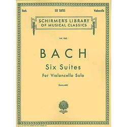 Foto van G. schirmer - j.s. bach: six suites voor cello