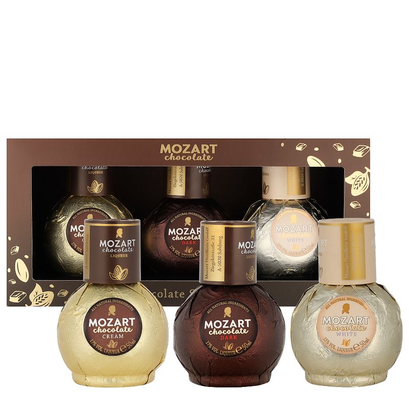 Foto van Mozart trio set (3x5cl bottles) 15cl likeur