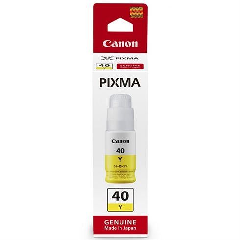 Foto van Canon gi-40 ink bottle yellow inkt geel