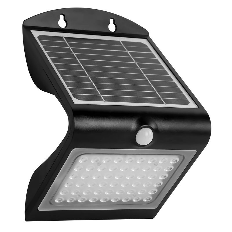 Foto van Flinq solar buitenlamp atalanta - wandlamp voor in de tuin met bewegingssensor