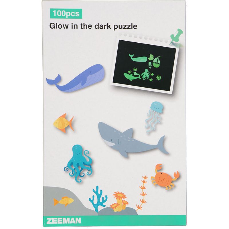 Foto van Puzzel glow in the dark