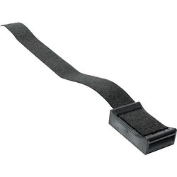 Foto van Hebotec hebotec klittenband sokkel om te bundelen, met fitting, om te schroeven haak- en lusdeel (b x h) 20 mm x 200 mm zwart 1 stuk(s)