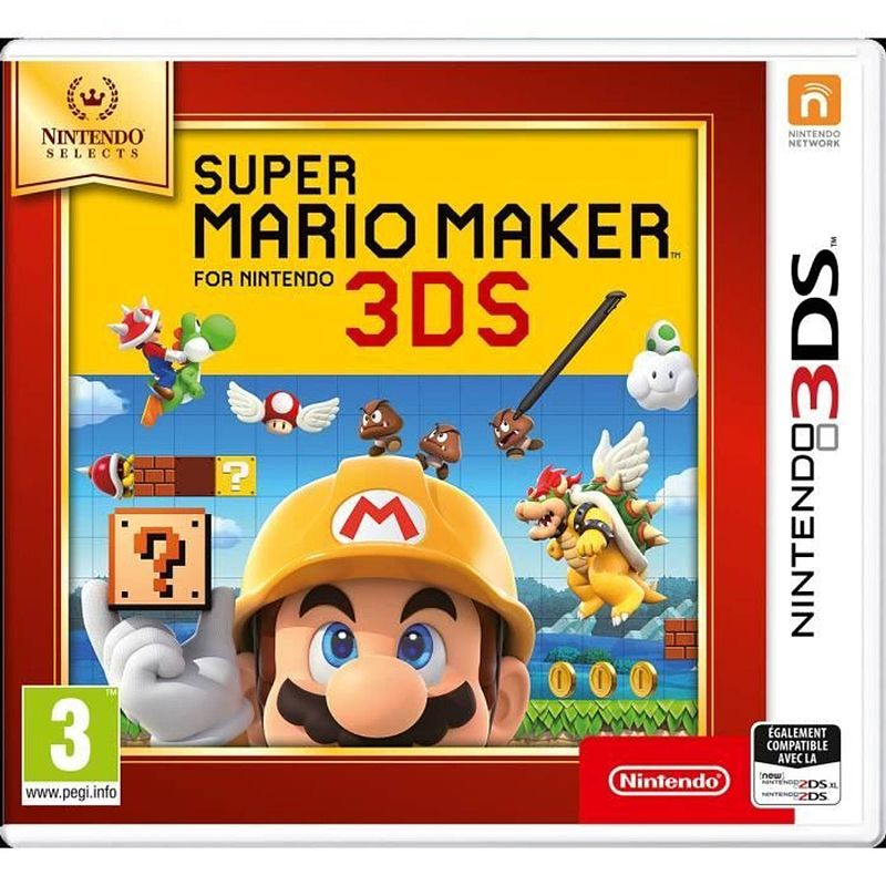 Foto van Super mario maker 3ds nintendo selects game