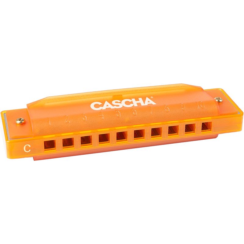 Foto van Cascha hh 2276 fun blues mondharmonica in c oranje