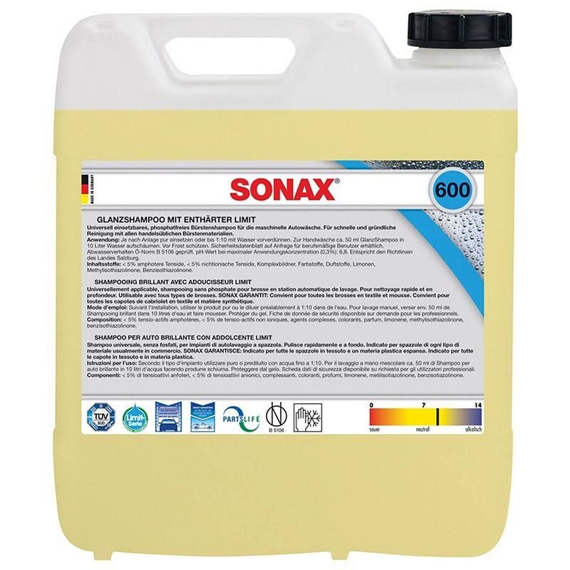 Foto van Sonax glansshampoo 10 liter (600.600)