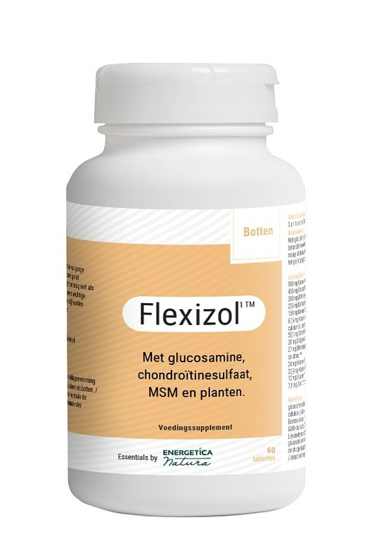 Foto van Flexizol met glucosamine, chondroitinesulfaat, msm en planten