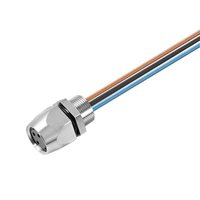 Foto van Weidmüller 1856130000 sensor/actuator steekconnector m8 aantal polen: 3 bus, inbouw 1 stuk(s)