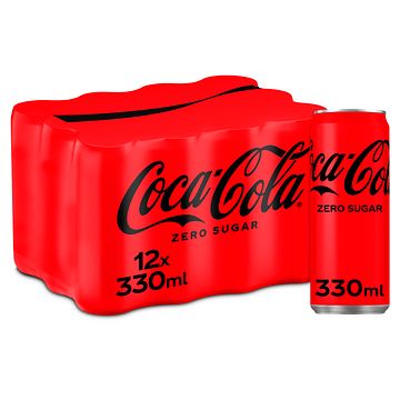 Foto van Cocacola zero sugar 12 x 330ml bij jumbo